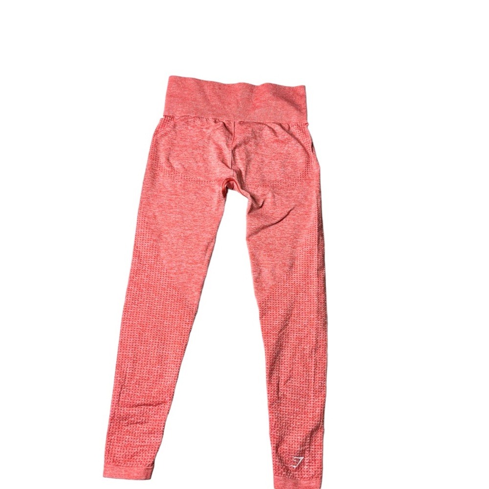 Gym Shark Vital Seamless 2.0 Leggings size missing but is xsmall Chilli Red Marl - Picture 3 of 6
